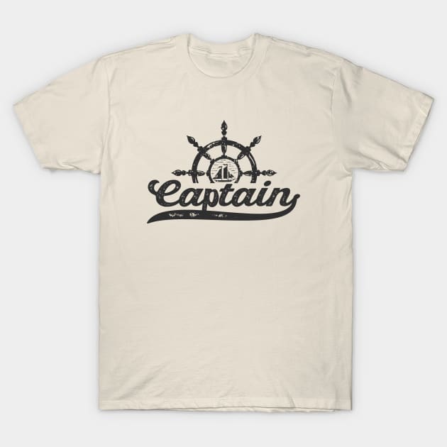 Captain Sailor Sailing Ship T-Shirt by Foxxy Merch